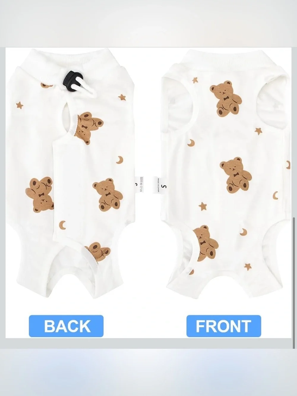 Cat Recovery Suit Female, For Abdominal Wounds or Skin Diseases